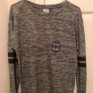 [PINK] Grey Long Sleeve Tee